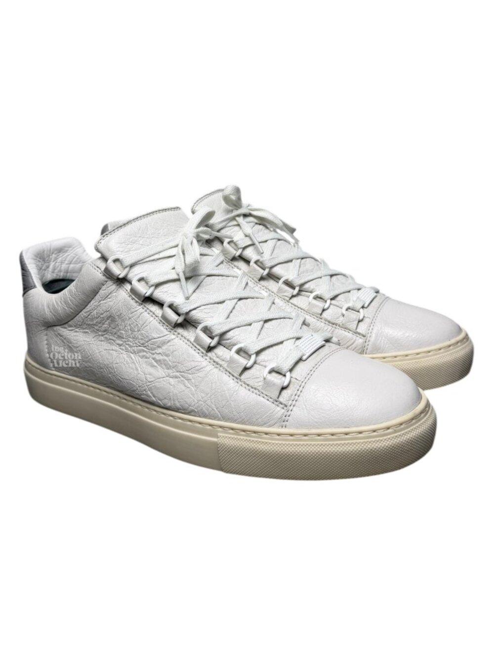 Size 43 Vintage Balenciaga Arena Low 'Off White/Grey' 483493 Pre-Owned
